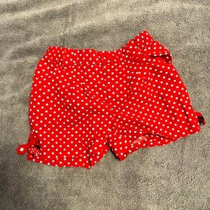 Girls polka dot shorts